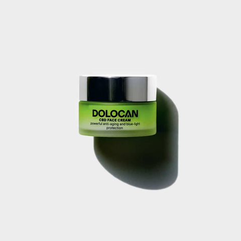 DOLOCAN CBD Gesichtscreme – natürliche Pflege für eine gesunde Hautbarriere. Mit CBD für beruhigende und feuchtigkeitsspendende Wirkung.