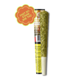 Green Passion Pre-Roll "Coated Supreme" – CBD joint coated with herbal powder in a tube. Badge: "Almost as strong as THC". THC <1%, indoor.