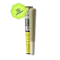 Green Passion Pré-Roulé « CBD Crunch » – joint de CBD prêt à l’emploi avec emballage Crunch jaune, culture intérieure, THC <1 %. Badge : « 100 % CBD Crunch ».