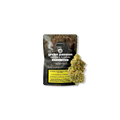 Verpackung der CBD-Blüten Gorilla Smack von Green Passion mit sichtbarer Blüte und Warnhinweisen.