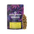 Velvet Passion CBD flowers with packaging – Swiss indoor cannabis from Green Passion. Hand-selected buds with high CBD content and intense aroma.