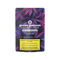 Packaging of Velvet Passion CBD flowers – Green Passion premium cannabis from Swiss indoor cultivation. High-quality buds for maximum flavor experience.