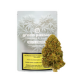 Fleurs de CBD outdoor White Passion de haute qualité avec emballage – arôme puissant et qualité outdoor naturelle de Suisse.
