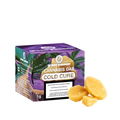 Green Passion Cannabis Dab Cold Cure – Verpackung mit hellgelben Cold Cure Dabs, 1g CBD Konzentrat ohne THC, ideal zum Verdampfen oder Dabben.