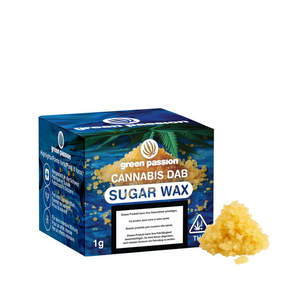 Sugar Wax, 1g – CBD Dab – Green Passion