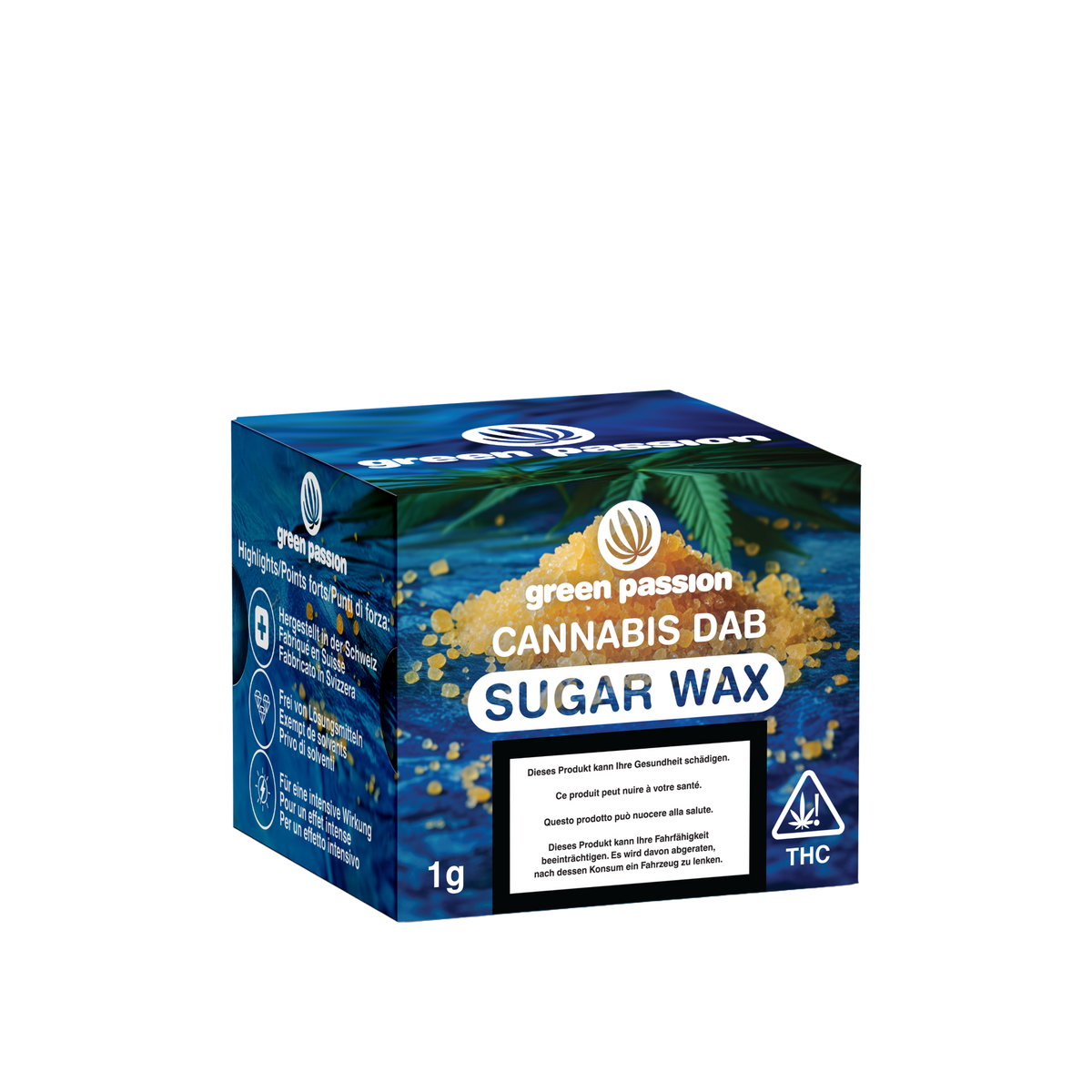 Sugar Wax, 1g – CBD Dab – Green Passion