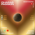 Charas Passion, hash CBD svizzero indoor con consistenza cremosa e gusto erbaceo e speziato. Contiene CBD 32%, THC 0.6%, CBG 0.5%.
