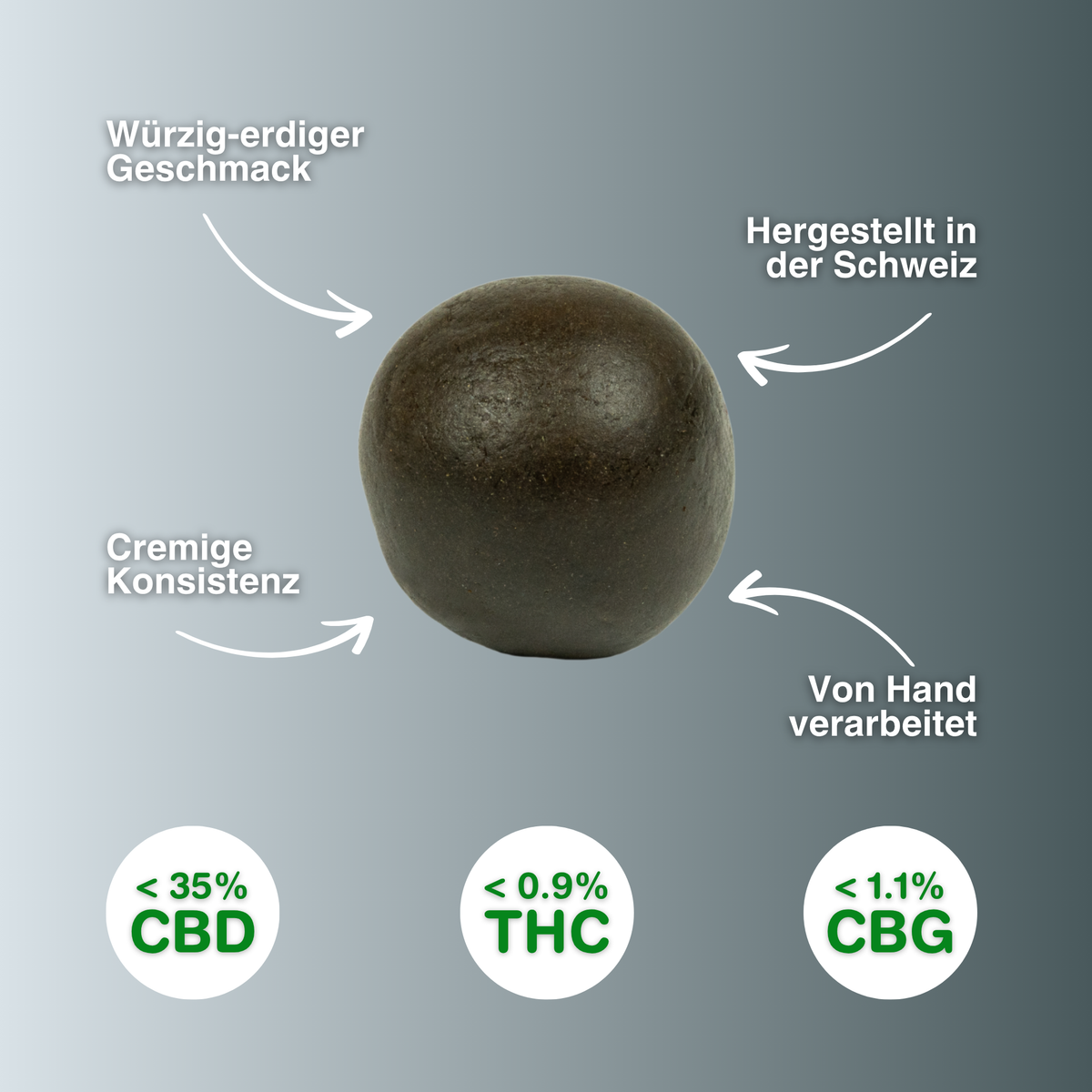 Manali Cream - Hash de CBD Indoor  Green Passion