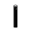 Black lighter "Green Passion" with a silver ignition mechanism against a black background, simple modern design.