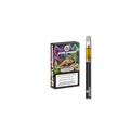 Verpackung und Cartridge des CBD Vape-Sets Cookies von Green Passion mit buntem Design und Produktinformationen.
