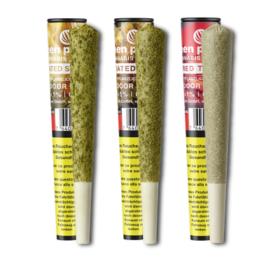 Almost like THC - CBD pre-rolled joint set