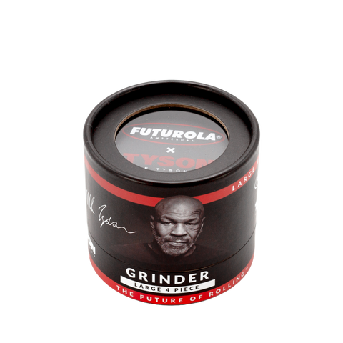 Mike Tyson 2.0 x Futurola Grinder – Grande 4 pezzi (nero)