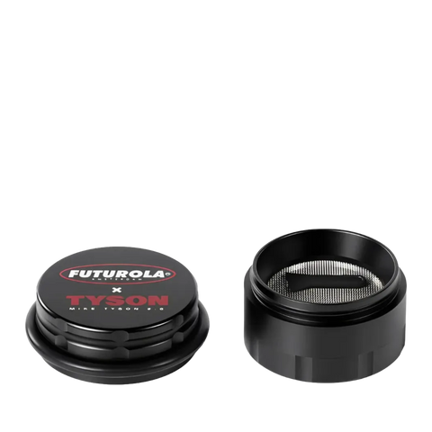 Mike Tyson 2.0 x Futurola Grinder – Grande 4 pezzi (nero)