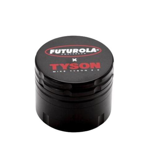 Mike Tyson 2.0 x Futurola Grinder – Grand modèle 4 pièces (noir)