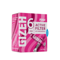 Gizeh Aktivkohlefilter Pink Xtra Slim 34 Stk. in pinker Verpackung, Zubehör von Green Passion für sauberen Rauchgenuss.