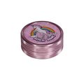 Der Black Leaf Grinder Bitch Bong in Pink mit Einhorn-Design, 2-teilig, 50mm, von Green Passion, ideal als Zubehör für Kräuter.