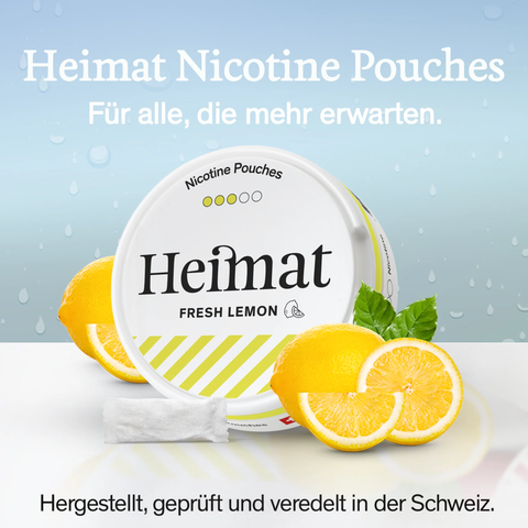 Heimat Nicotine Pouches – Fresh Lemon