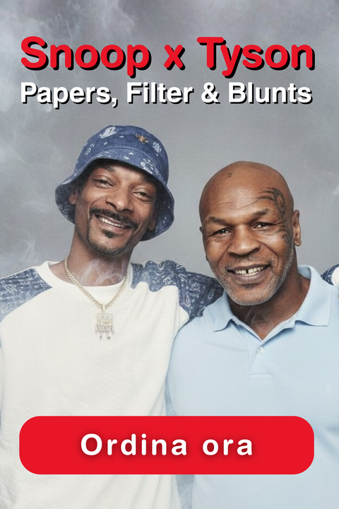 Accessori Snoop Dogg & Mike Tyson x Futurola – cartine, filtri & blunt online su Green Passion
