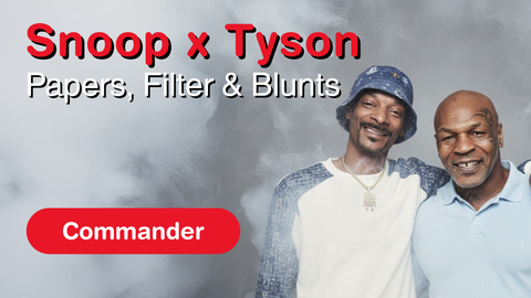 Accessoires Snoop Dogg & Mike Tyson x Futurola – papiers, filtres & blunts à acheter chez Green Passion
