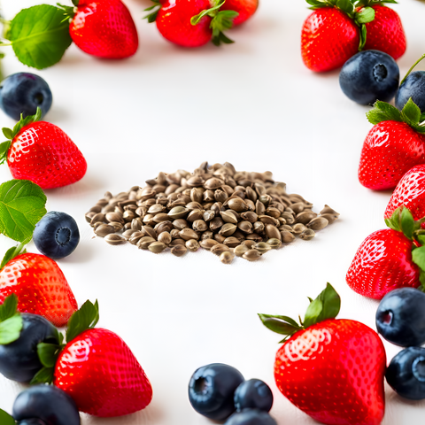 Hochwertige ungeschälte Bio-Hanfsamen 500g – veganes Superfood mit mild-nussigem Geschmack für vielseitige Rezepte.