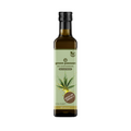 Huile de graines de chanvre bio 250 ml de Green Passion en bouteille en verre foncé – huile pressée à froid, végane, riche en acides gras oméga-3 et oméga-6.