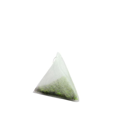 Pyramidenbeutel mit Bio-Hanftee von Green Passion. Hochwertiger Hanftee für entspannte Nächte. 100% Natur, ohne Zusatzstoffe.