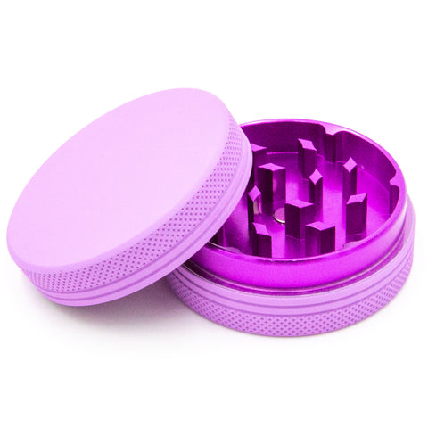 Grinder in silicone viola, 2 parti