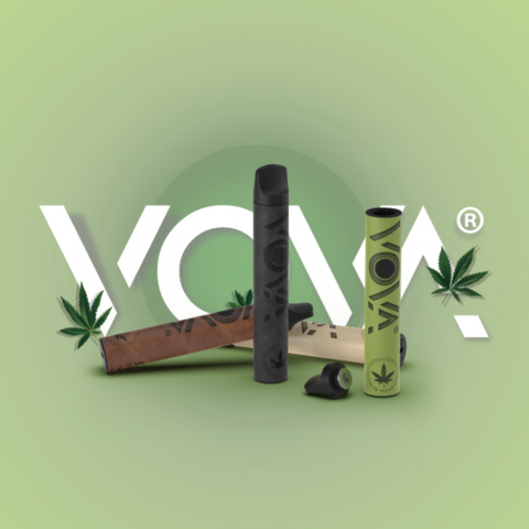 VOVA Vaporizer Set mit allen Farbvarianten – Black, Brown und Green Leather. Hochwertige Dry Herb Vaporizer von Green Passion für CBD Weed.