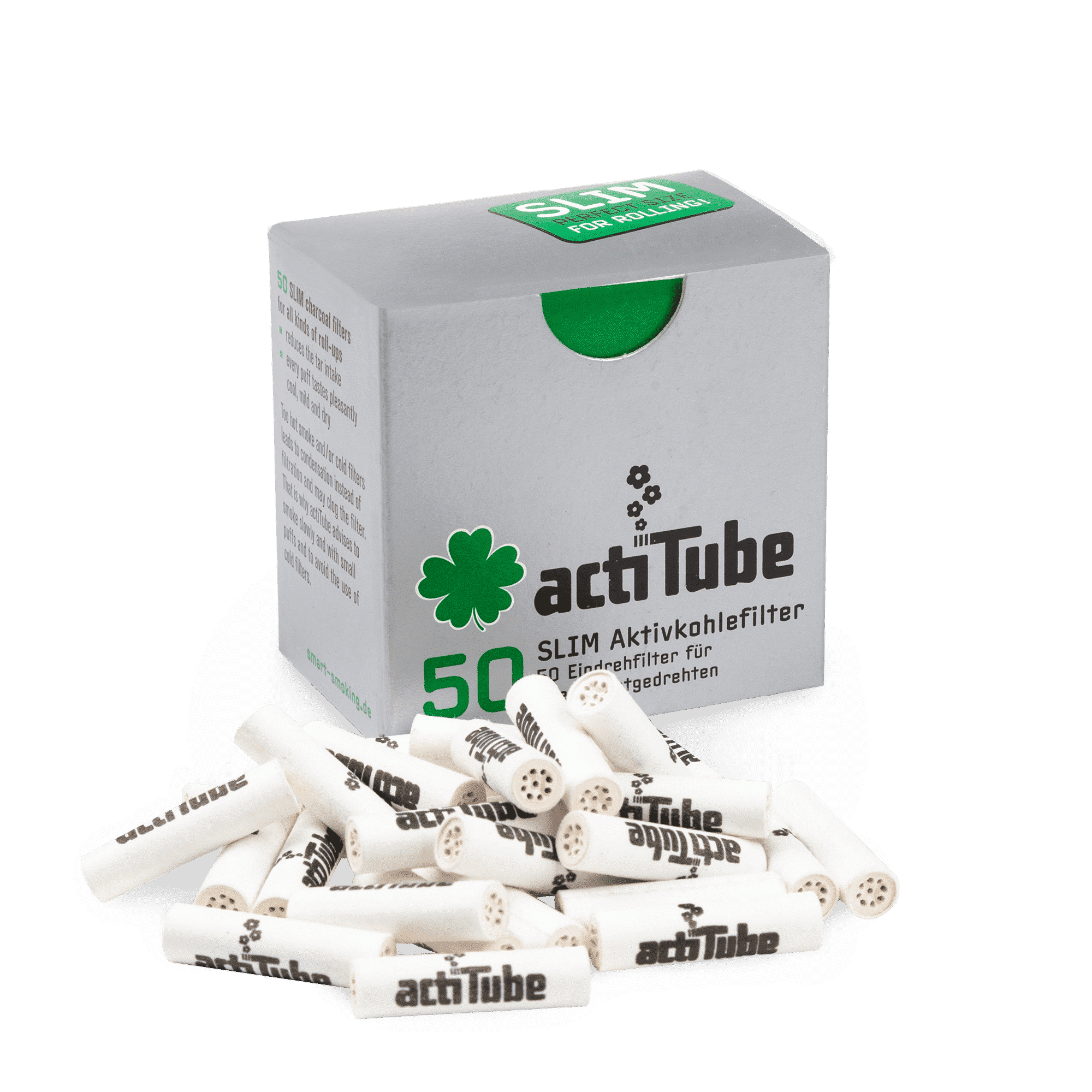 actiTube activated charcoal filter SLIM