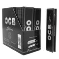OCB Slim Black King Size Papers im Verkaufsdisplay – ungebleichtes Zigarettenpapier für gleichmässiges Abbrennen. Ideal für Shops & Vielraucher.