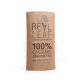 Mélange d'herbes Real Leaf 100 % bio et sans nicotine – alternative naturelle au tabac dans un sachet marron, mélange à fumer de 30 g.