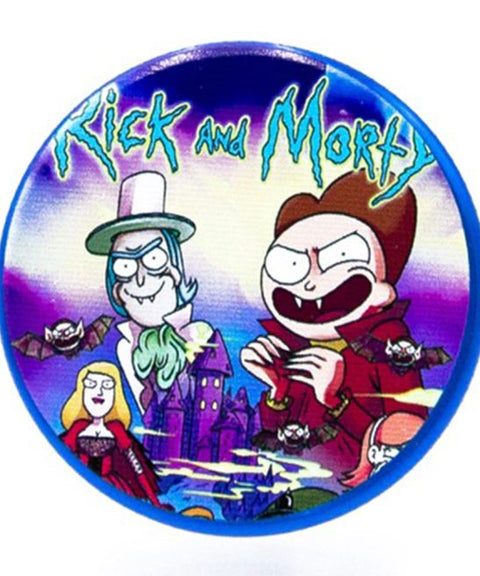 Grinder en aluminium Rick et Morty Bleu 2 parties