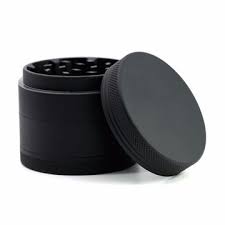 Grinder noir revêtu de silicone 4 pièces